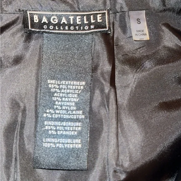 Bagatelle Collection size small brown plaid print skirt - Picture 3 of 3